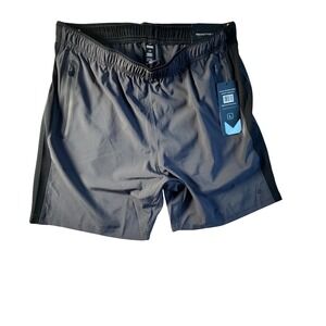 RBX Active Men's Training Shorts Gray Black 7" Inseam Large CRM5170R2C MSRP $58